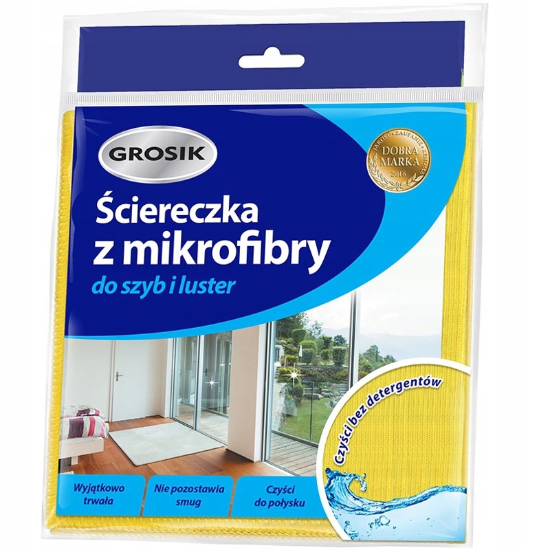 

Grosik Ściereczka Z Mikrofibry Do Szyb I Luster
