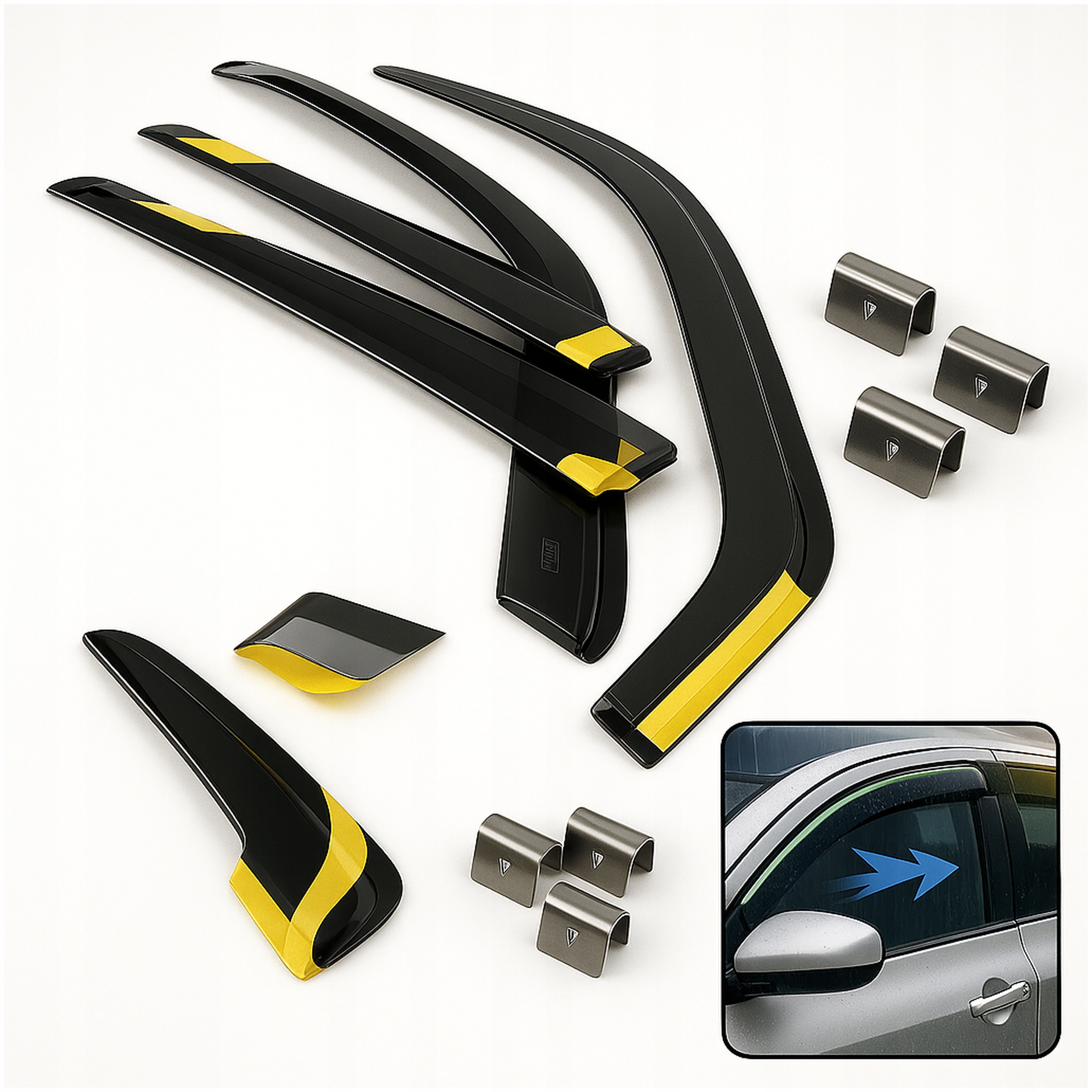 Deflektory skel Heko Citroen C3 Aircross 5D od roku 2017