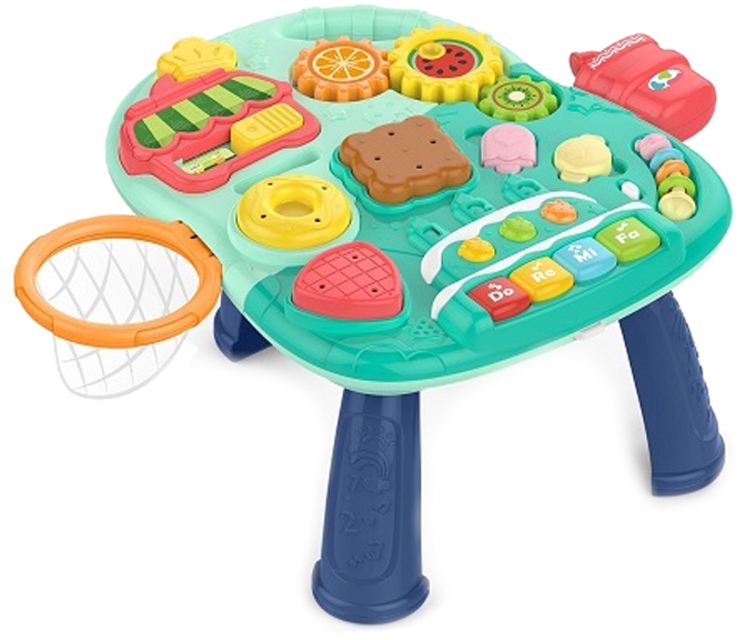 PCHACZ CHODZIK STOLIK EDUKACYJNY HULAJNOGA JEŹDZIK Zestaw Interaktywny 5w1 Materiał inny