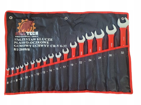 Sada očkoplochých klíčů 17 ks 6-32