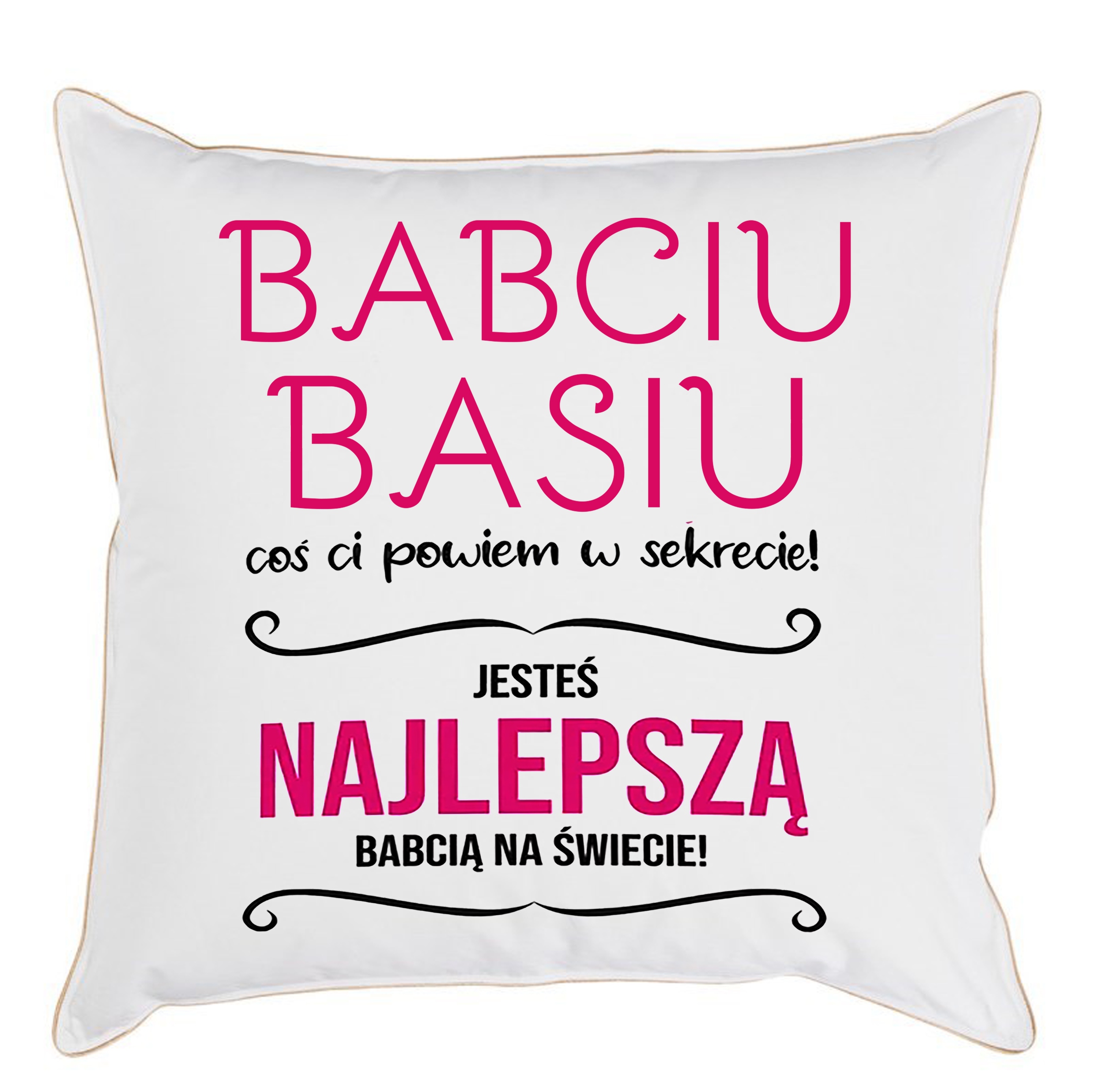 PODUSZKA NA DZIEŃ BABCI PREZENT DLA BABCI + IMIĘ