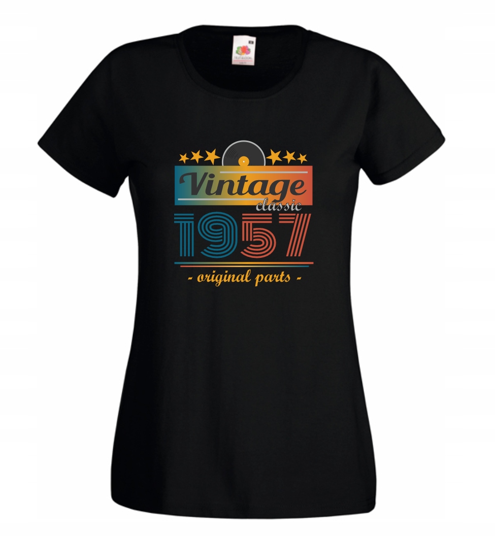 

T-shirt Koszulka Urodziny Rocznik 1957 Vintage M
