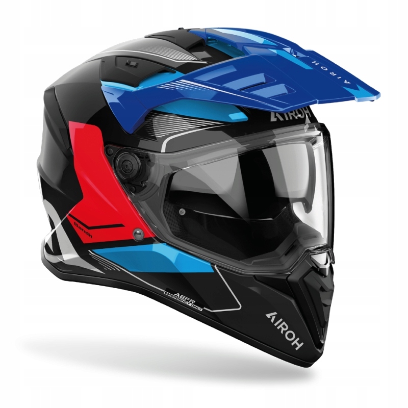 Motocyklová Prilba Airoh Bandit Tune Blue Red Gloss (s)