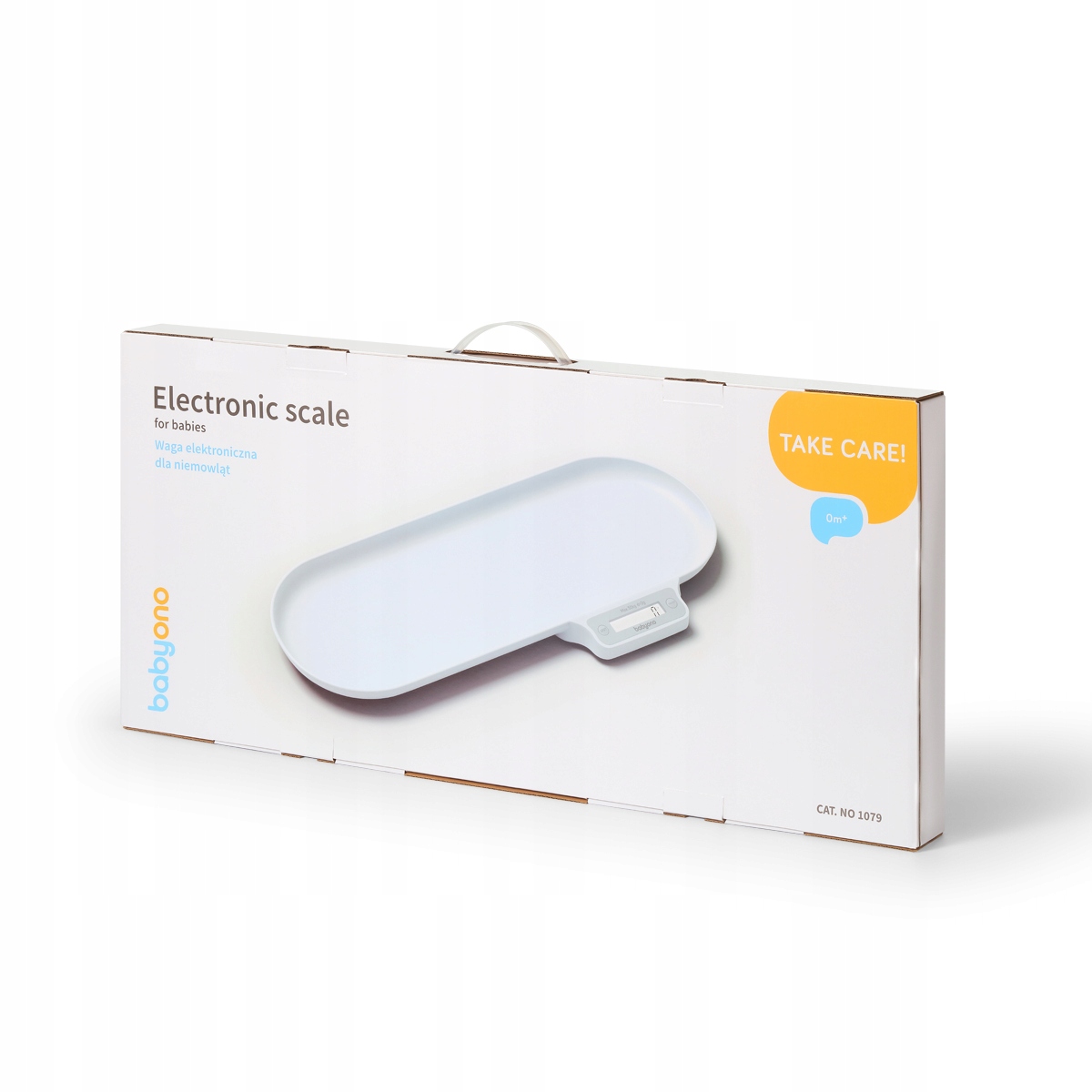 BABYONO 0+ WAGA ELEKTRONICZNA DLA NIEMOWLĄT I WCZEŚNIAKÓW 1079
