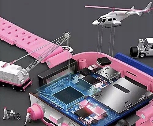 SMARTWATCH DLA DZIECI RÓŻOWY DO XIAIOMI GPS PROFI Marka Inna