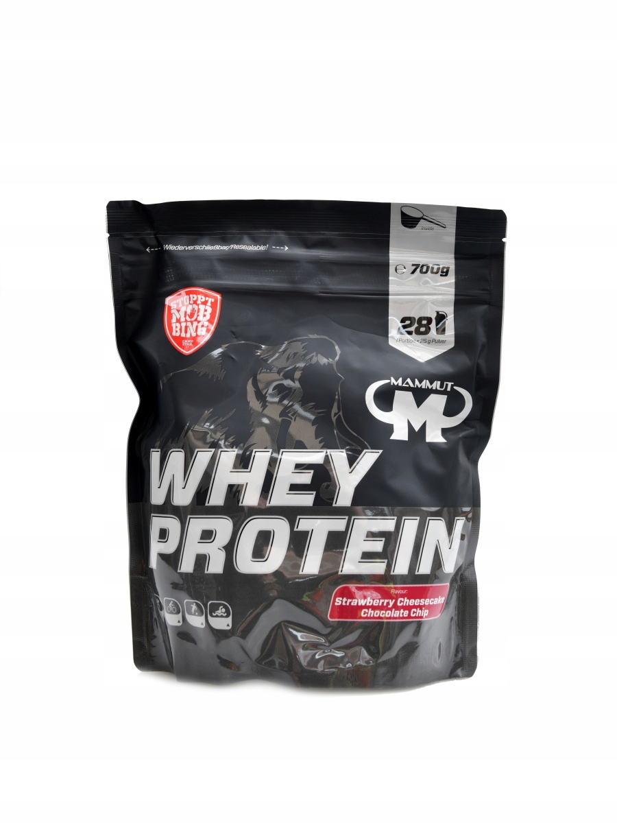 Mammut nutrition Whey protein 700 g jahodový cheesecake s čok. kousky