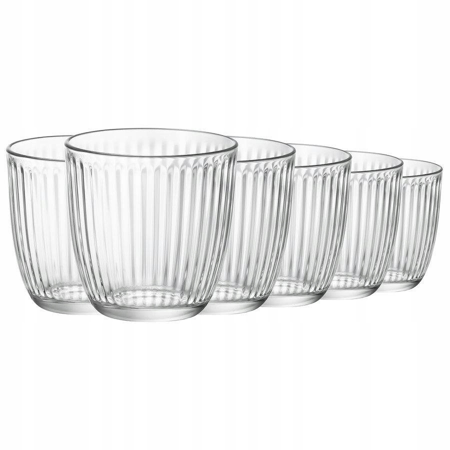 KOMPLET 6 SZKLANEK DO WODY LINE BORMIOLI ROCCO 290