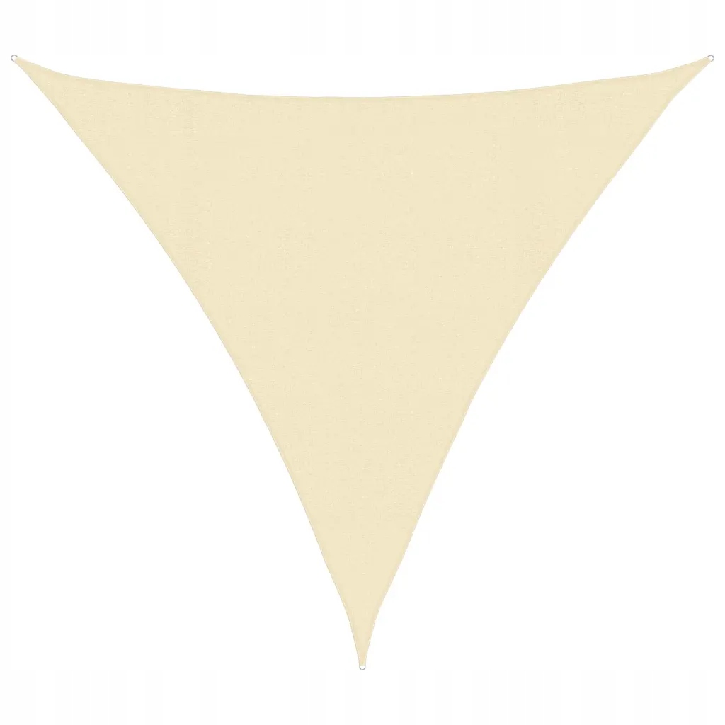 Stínicí plachta 160 g/m² krémová 4,5 x 4,5 x 4,5 m Hdpe Krémová 311205