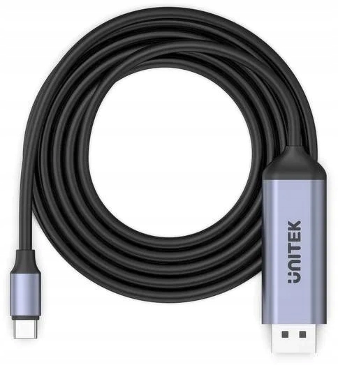 Unitek Adapter kabel przewód Usb-c na DisplayPort 1.4 8K 60Hz kabel 1,8m