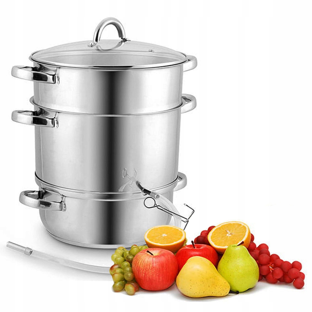 SOKOWNIK GARNEK DO OWOCÓW NITOWANE UCHWYTY 8L 26CM