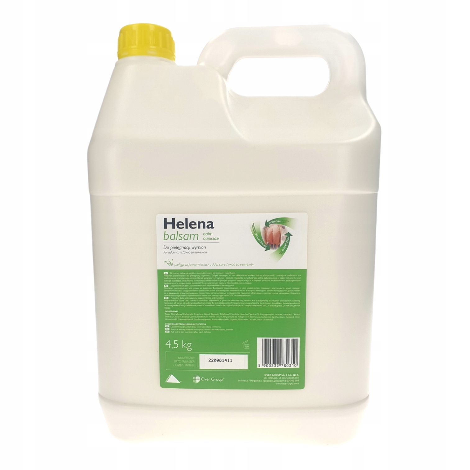 Over Helena balzám 4,5 kg pro péči o výměšky