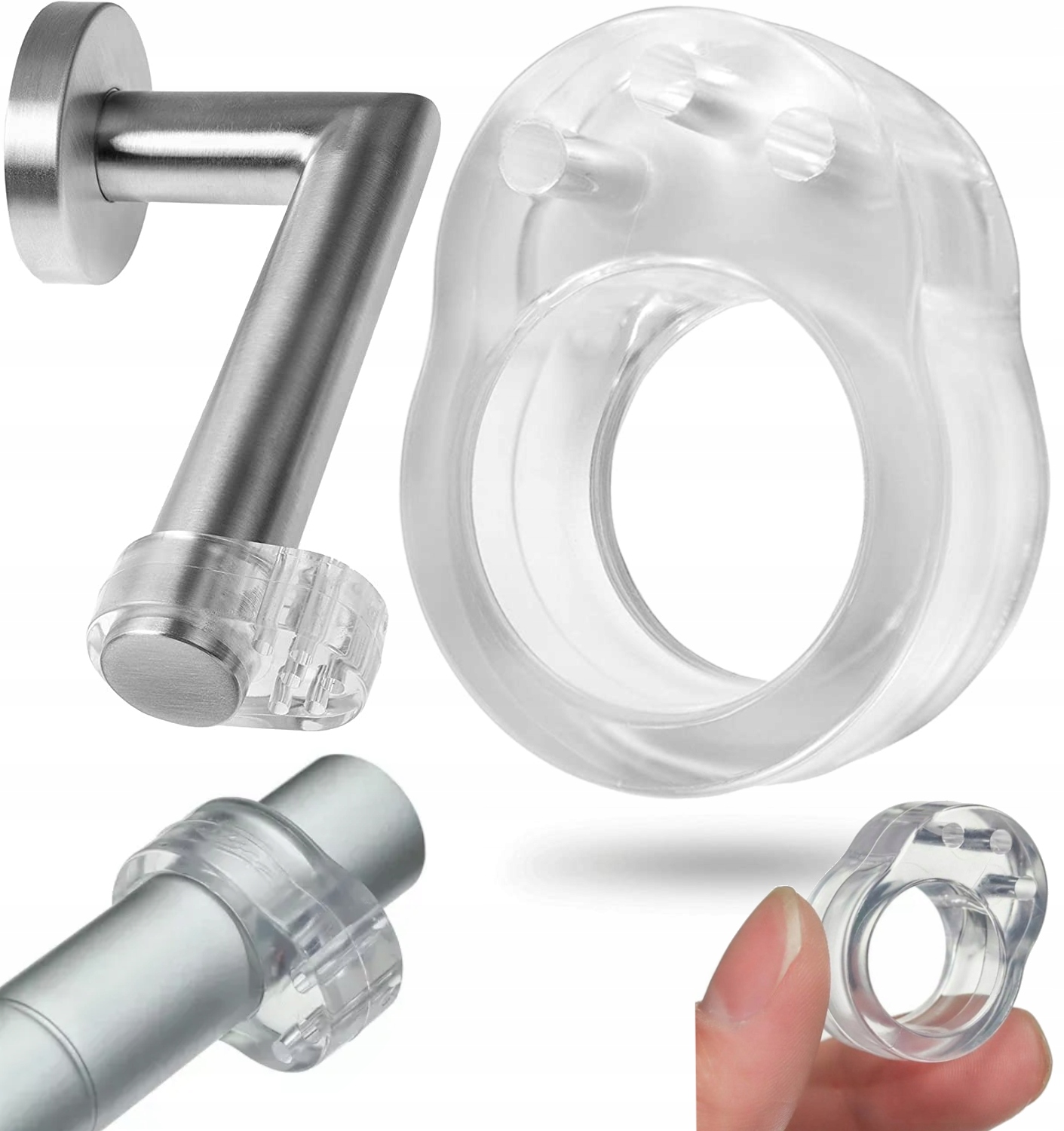 Zarážka Silikonový Doraz Na Kliku Dveří