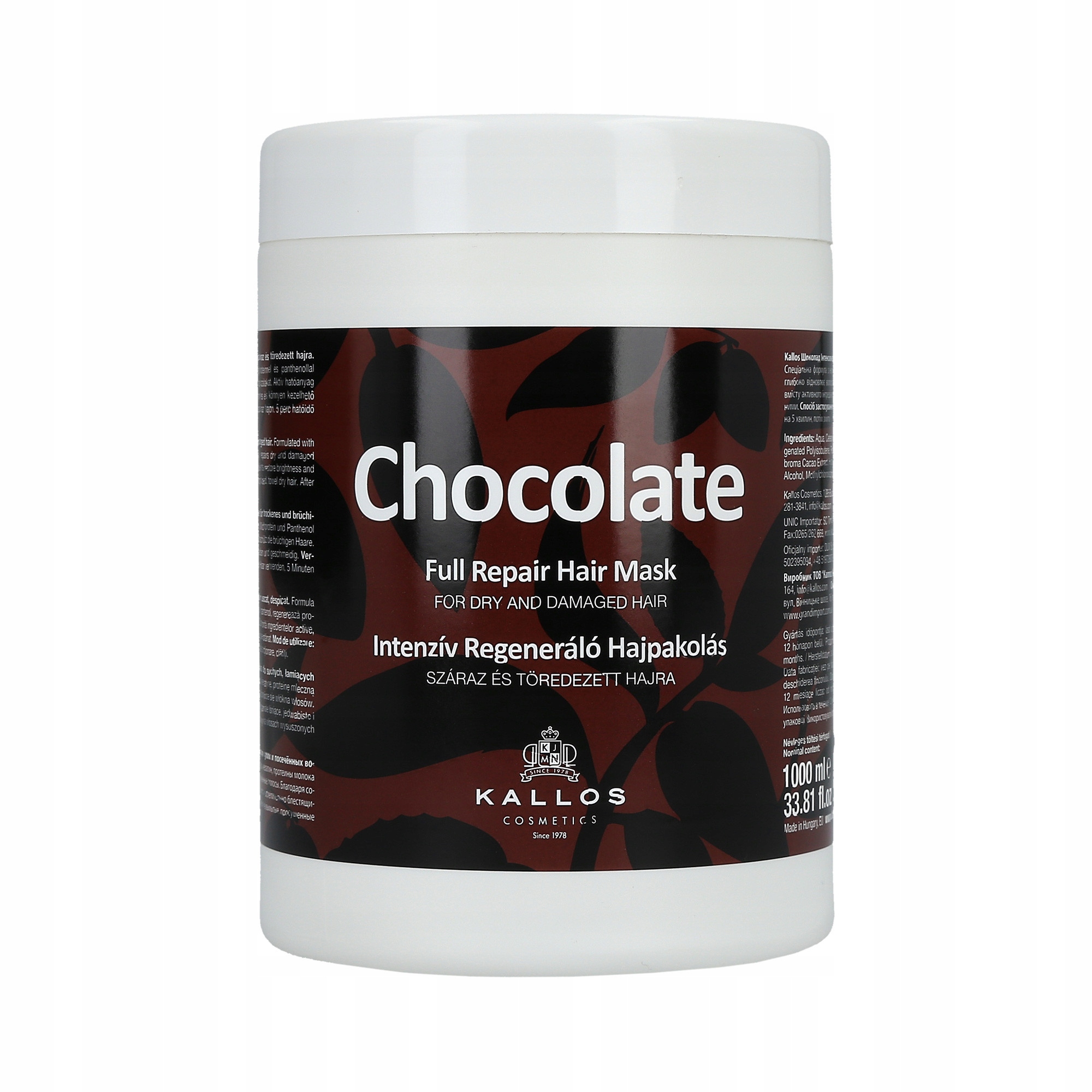 KALLOS KJMN CHOCOLATE MASKA CZEKOLADOWA 1000 ML