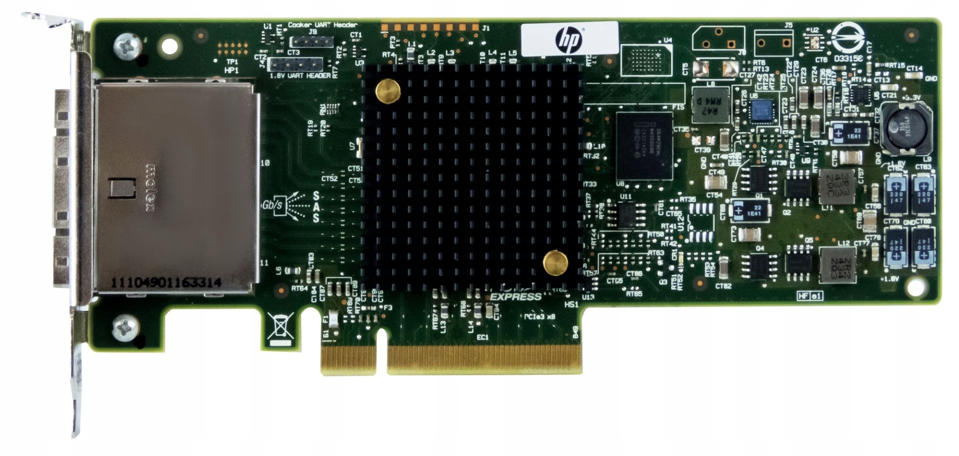 Hp 738191-001 729554-001 6Gb/s Sas/sata řadič SASSAS9207-8e Lp
