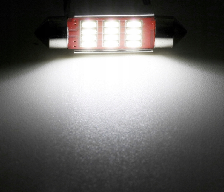 ŻARÓWKA SAMOCHODOWA DO AUTA C5W C10W FASTOON RURKA 36MM CANBUS Rodzaj LED