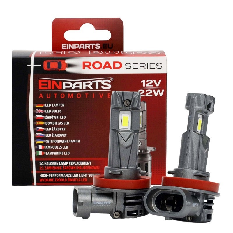 Led žárovky H16 Einparts Road Series Premium 6500K
