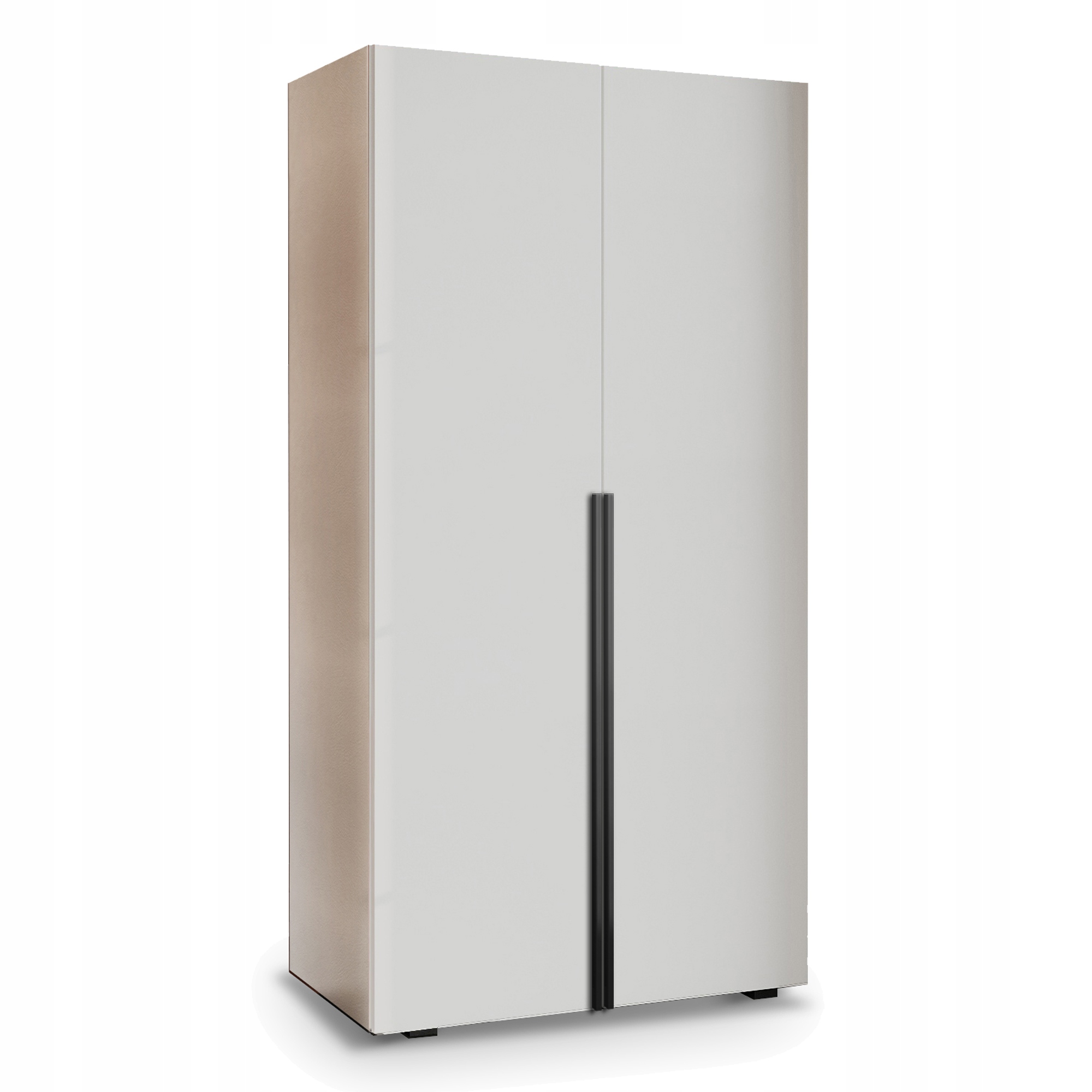 Skříň 90 CM S Výklopnou Předsíní Bílá Aria Hexa Černá