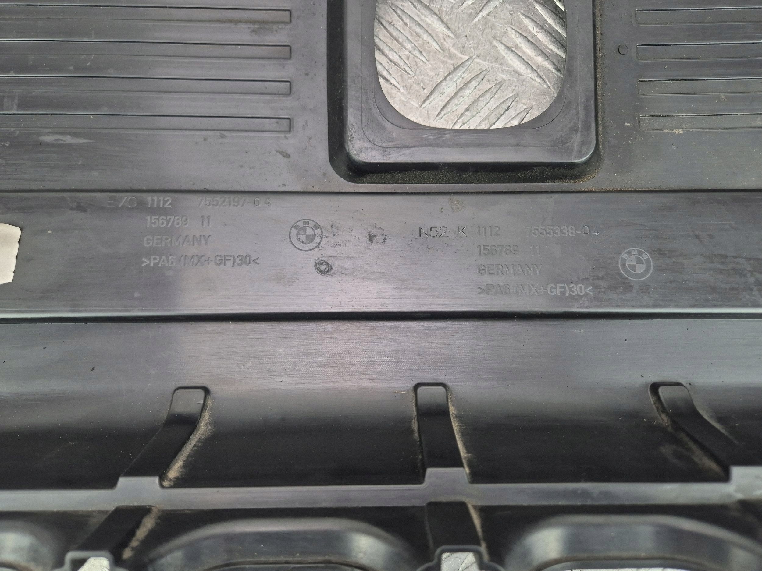 BMW Z4 E85 E86 3.0 si motorabdeckung 7552197 N52B30A