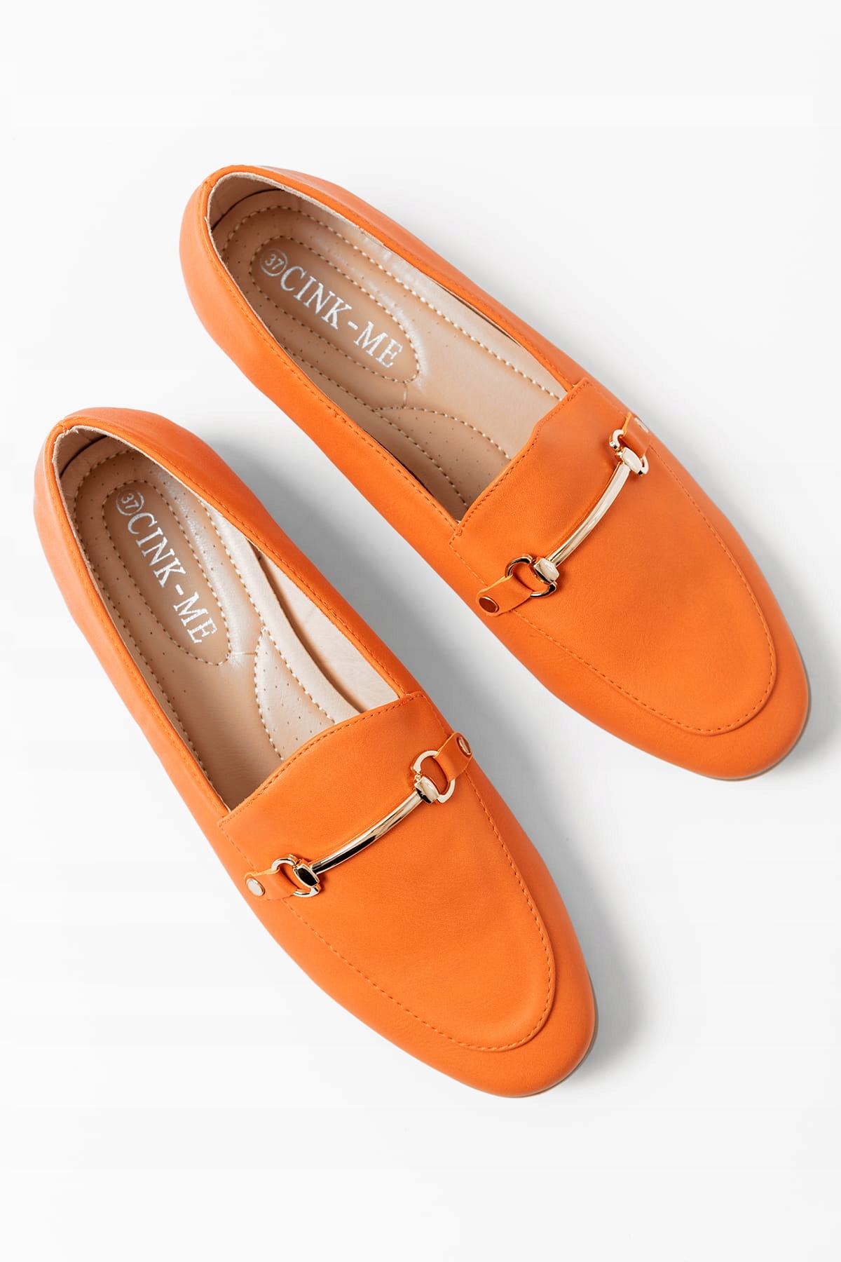 

Mokasyny loafersy orange - 38