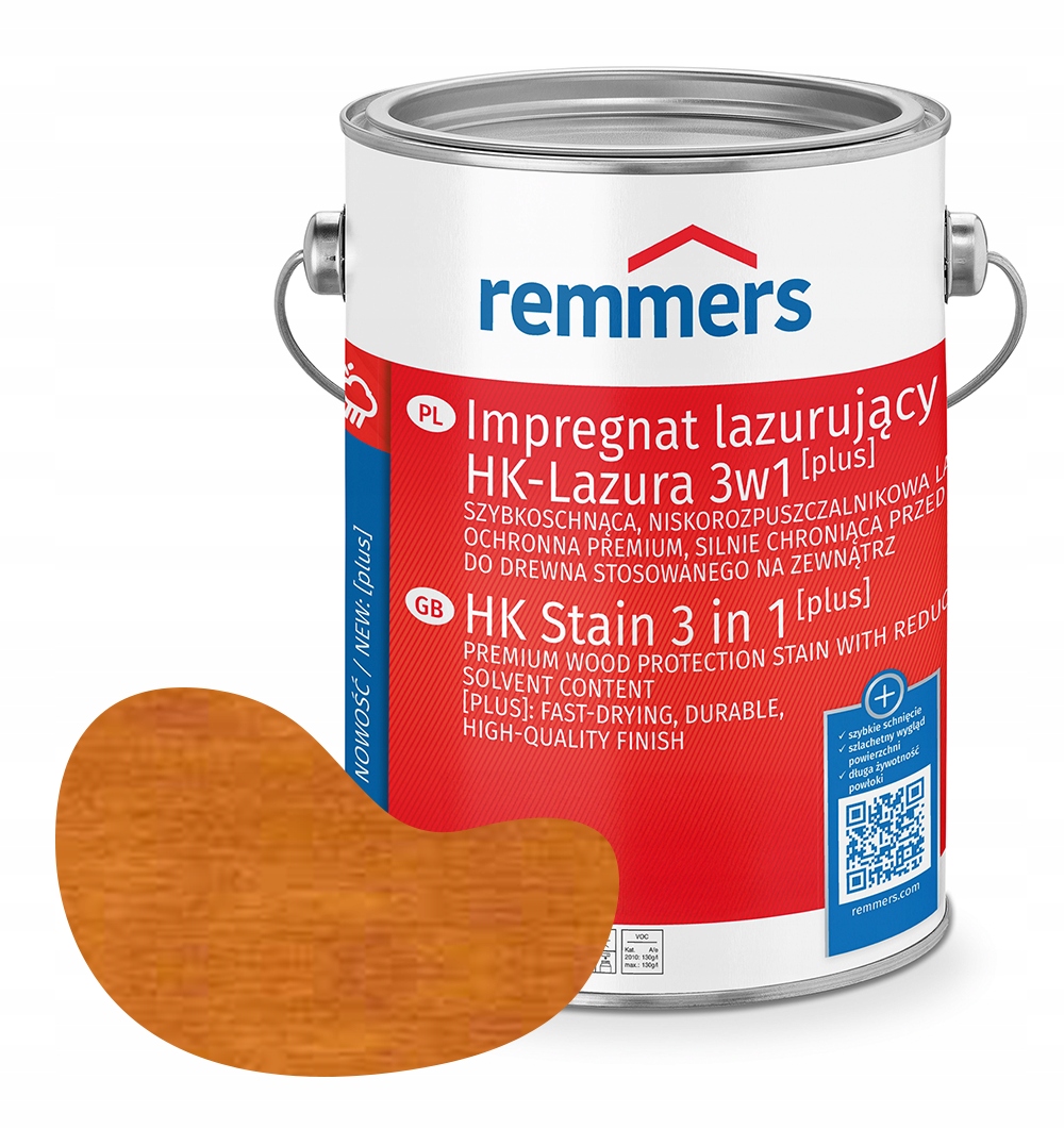 Remmers HK-Lazura 3v1 Plus Impregnace a lazura na dřevo 5L Teak