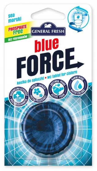 

General Fresh Blue Force Kostka Barwiąca do Wc Sea
