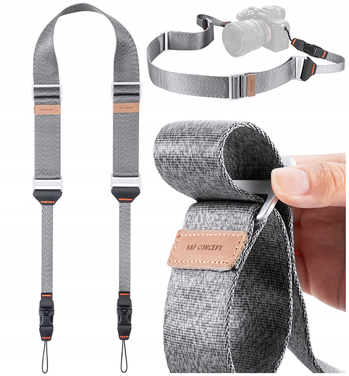 Široký Ramenní pásek na krk Vintage Vodítko Rychlospojka