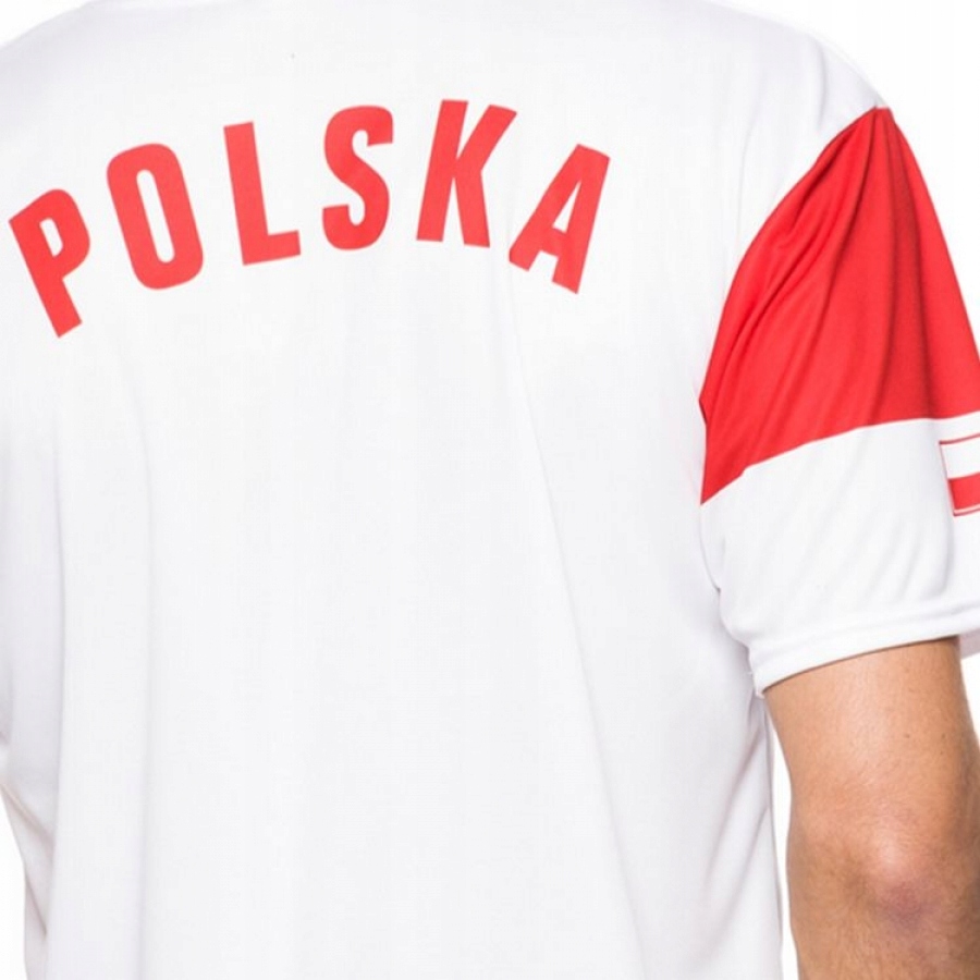 POLSKA Koszulka KIBICA REPREZENTACJI ORZEŁ - M Kolor biały
