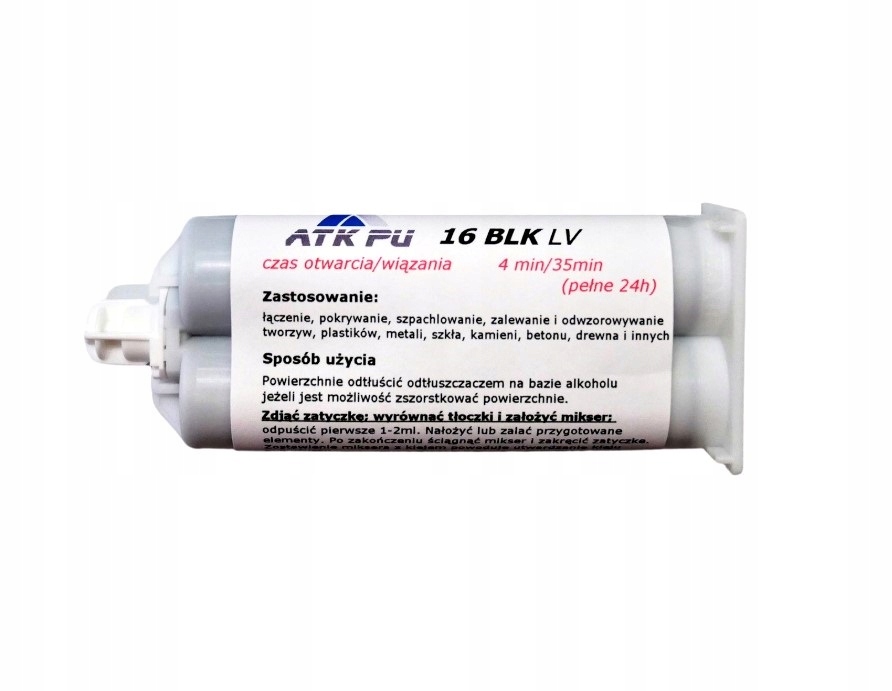 

Klej zderzak samochodowy Atk PU16 czarny 50ml