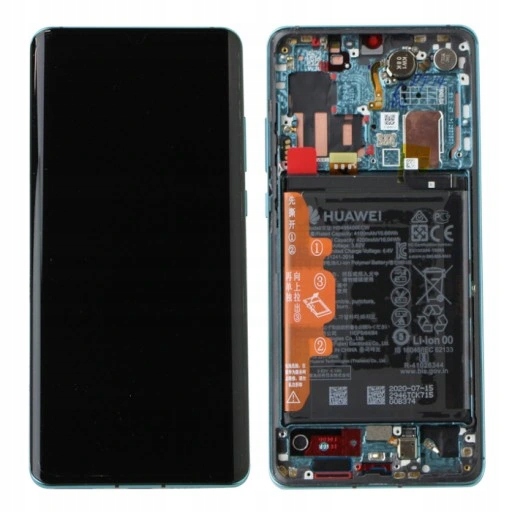 Org LCD displej Huawei P30 Pro Modrý (aurora Blue) S Rámečkem