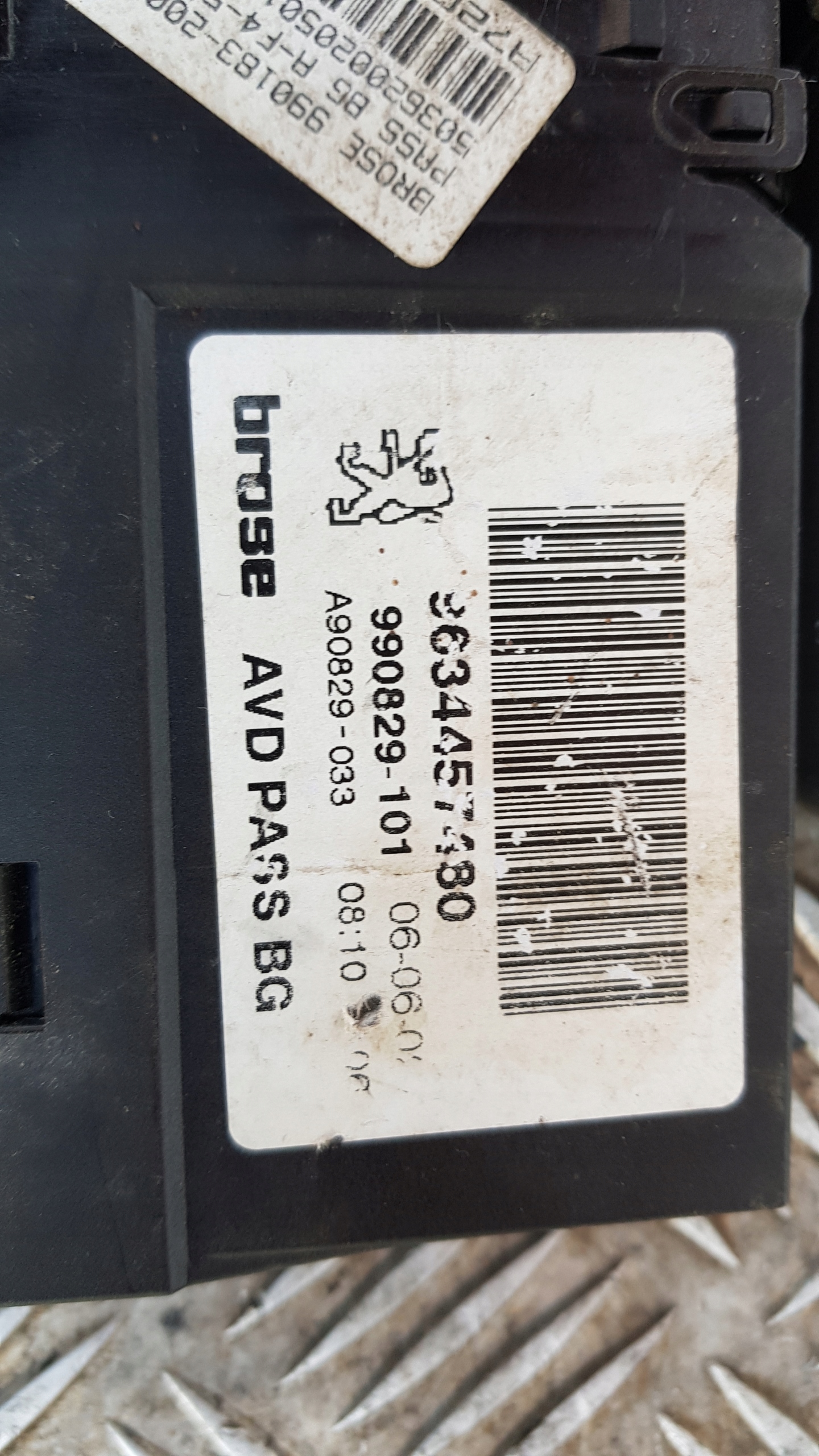 PEUGEOT 307 mini motor windows right front 9634457480