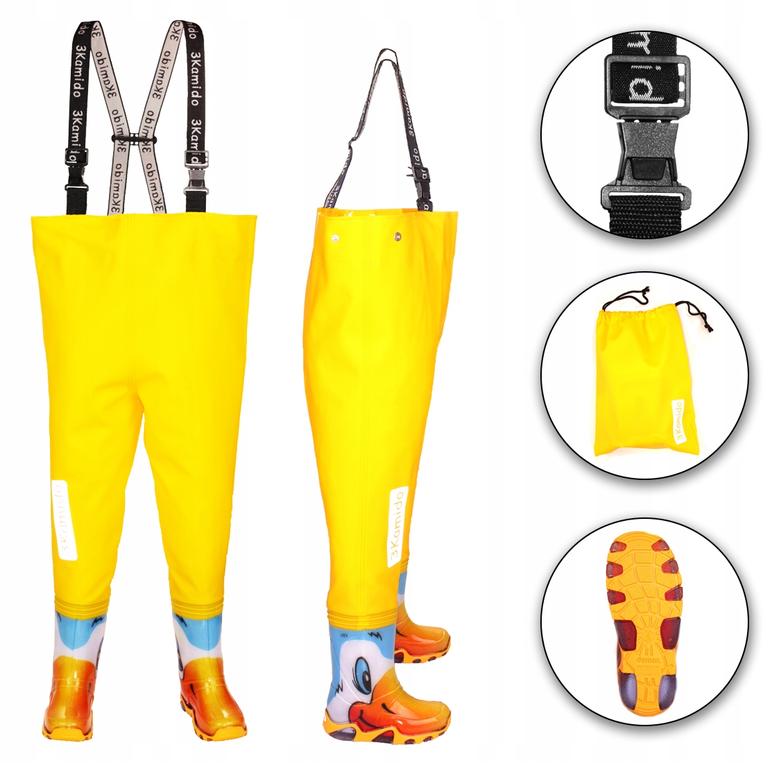 Spodniobuty dziecięce 3Kamido, wodery, spodniobutki, KACZORKI r. 28 Marka 3Kamido