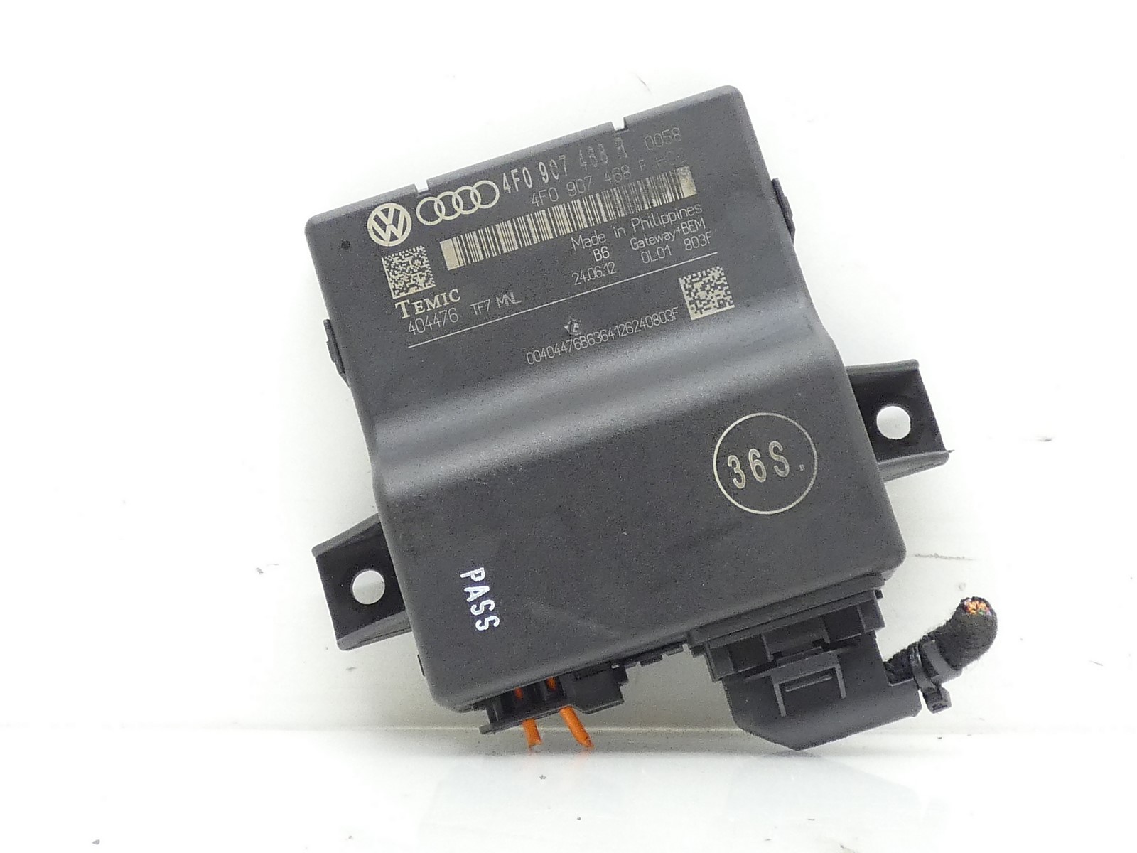 module control unit GATEWAY AUDI Q7 4L LIFT 4F0907468R