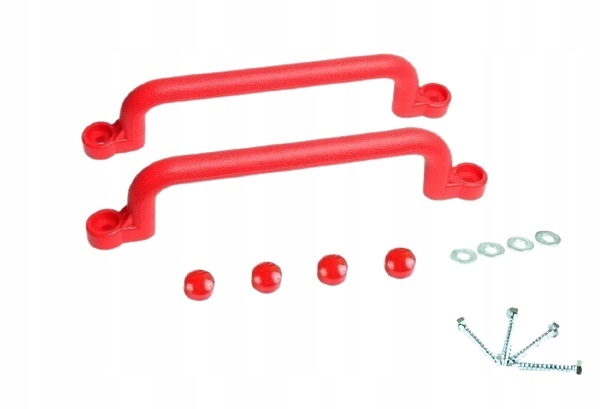 

A4B Rączki Plastikowe 33 CM Duże Porowate Czerwone