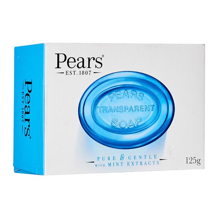 

Pears Transparent mydło w kostce z gliceryną mięta