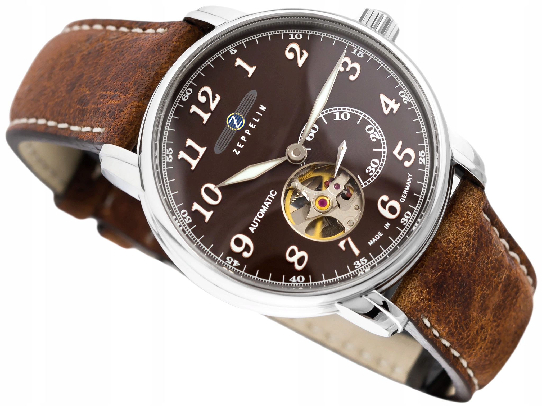 Męski Zegarek Zeppelin 7666-4 LZ127 Count Automat