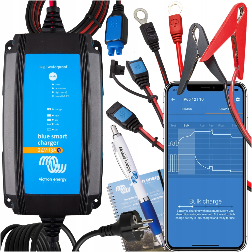 Ładowarka prostownik Victron Energy Blue Smart IP65 24V 13A Bluetooh 24/13