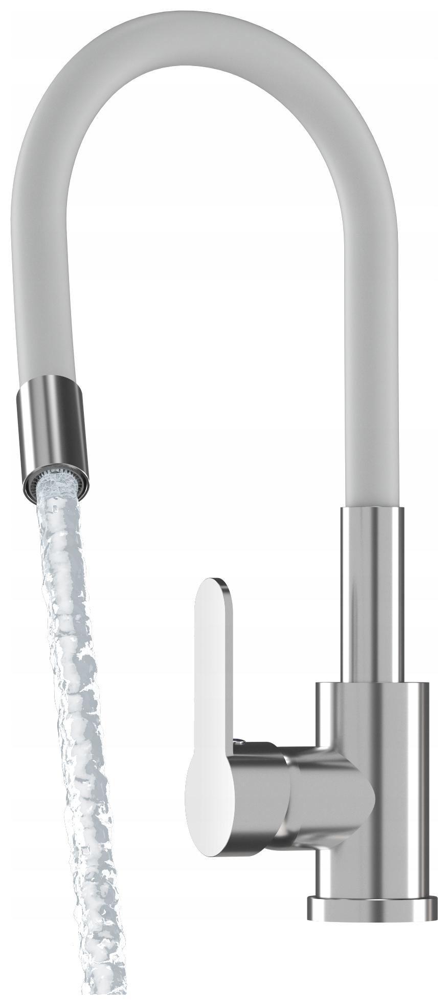 Kuchynská Batéria Elastická Biela Granitový drez