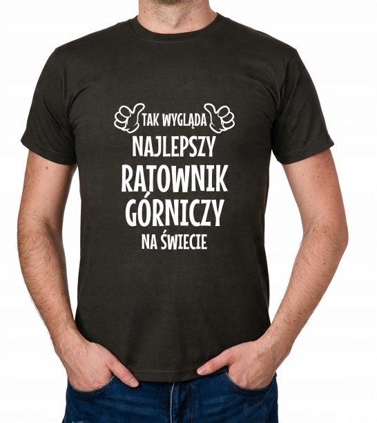 

koszulka Najlepszy Ratownik Górniczy prezent