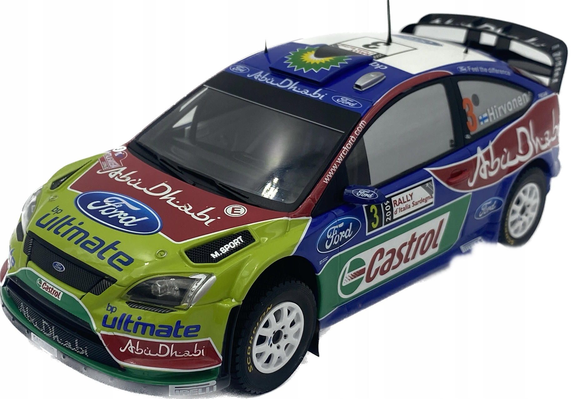 Ford Focus Rs Hirvonen Sardinie 09 model Ixo 1:24