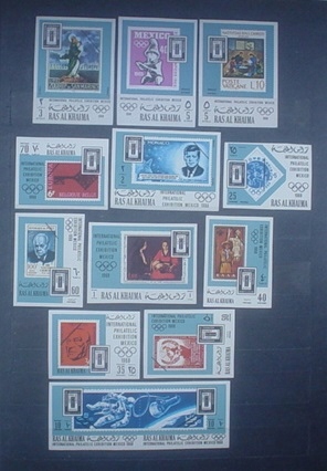 seria Mi 299 – 311 B ** RAS AL KHAIMA OLIMPIADA
