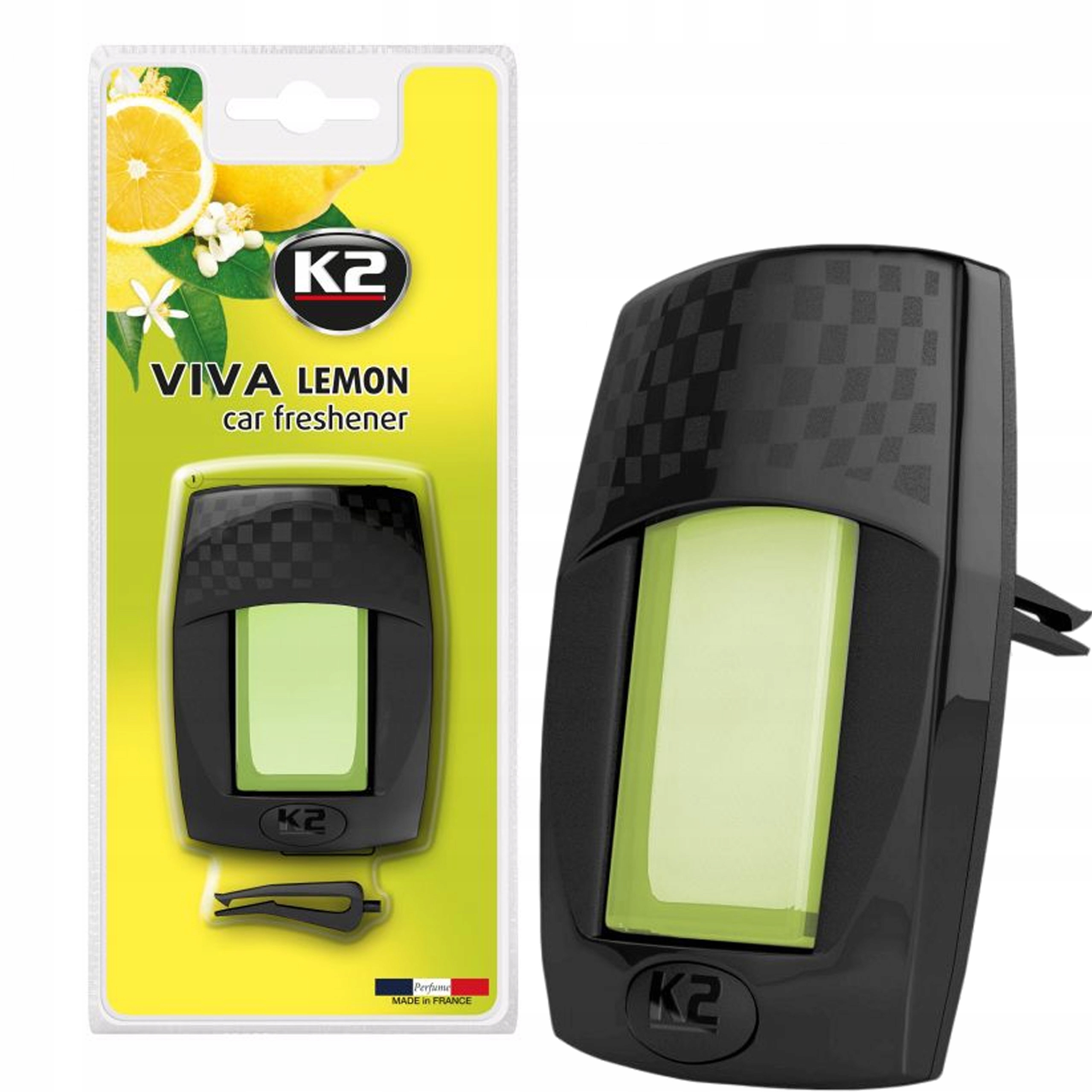 

K2 Viva Lemon Zapach Nawiew Samochodowy Membranowy