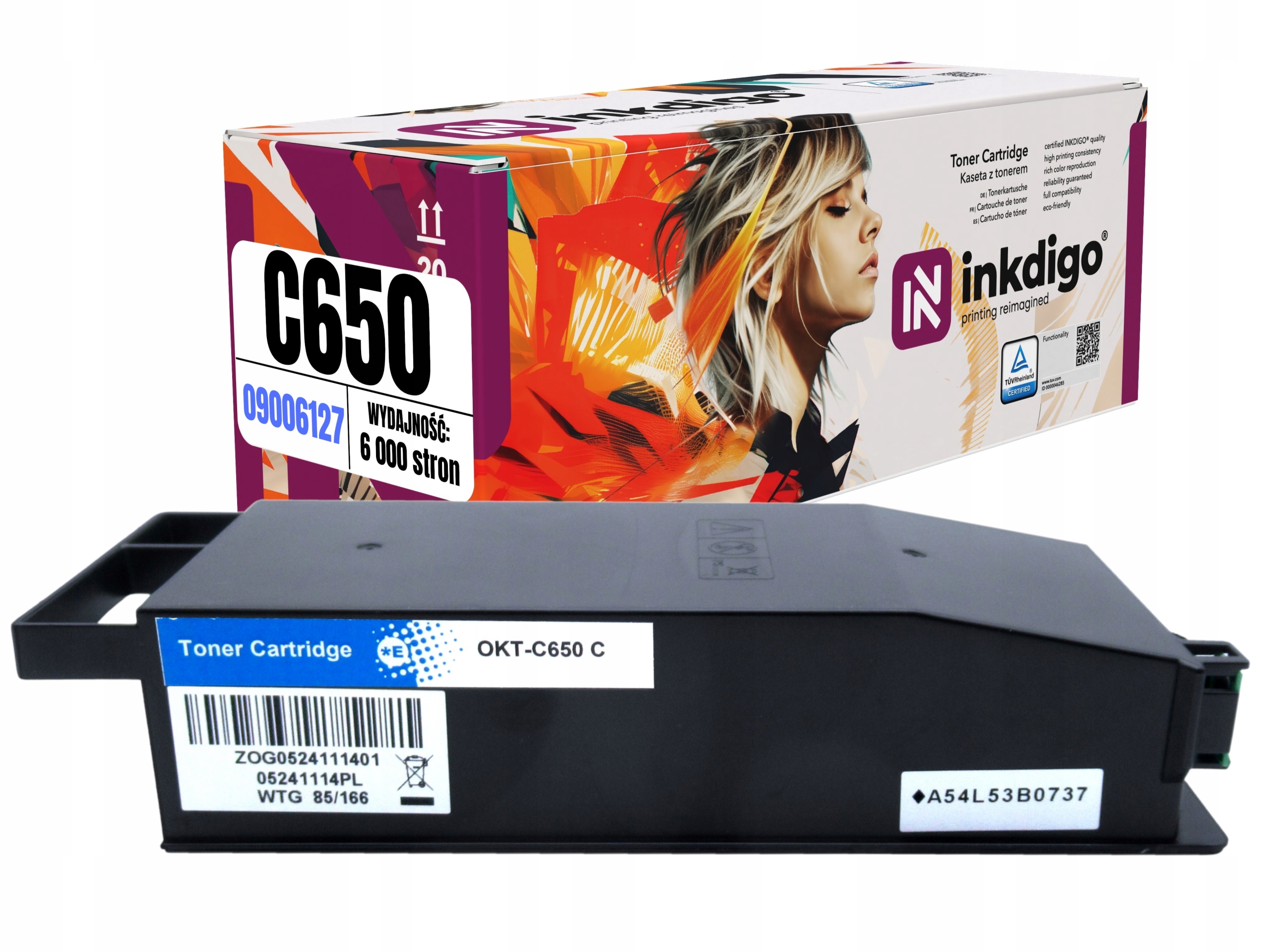 Náhradní Toner 09006127 Pro Oki C650 C650dn