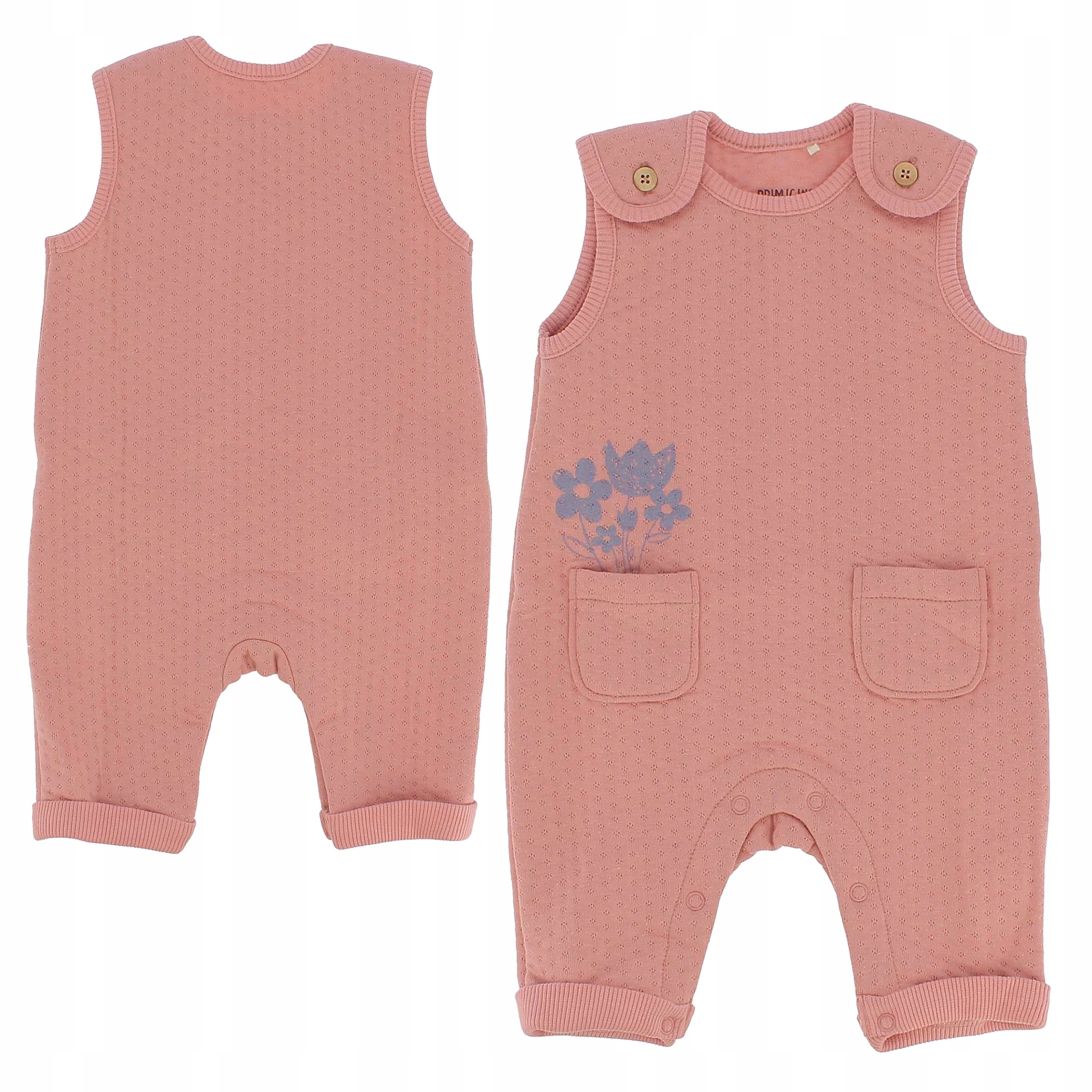 Śpiochy Śpioszki Niemowlęce Dziewczęce Rozpinane Jakość Premium 3M/56 cm