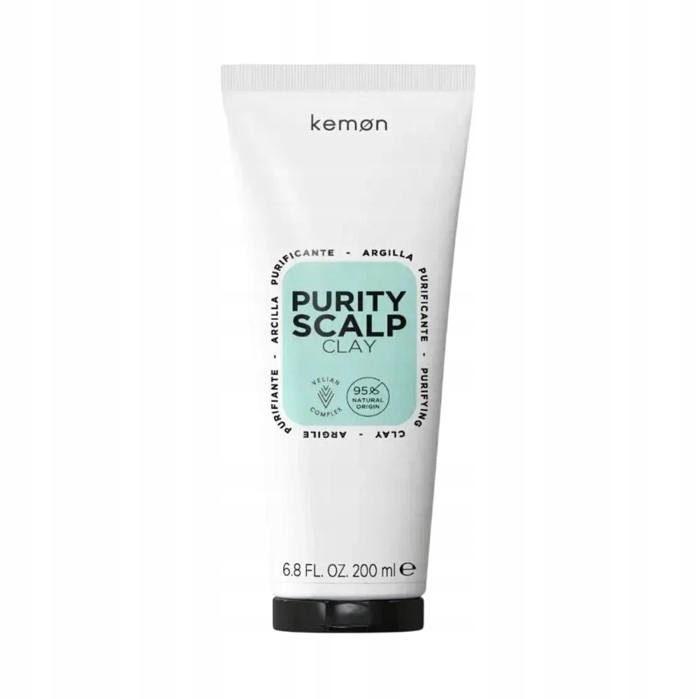 Kemon, Purity Scalp Clay, Čisticí jílová maska na vlasovou pokožku, 200 ml