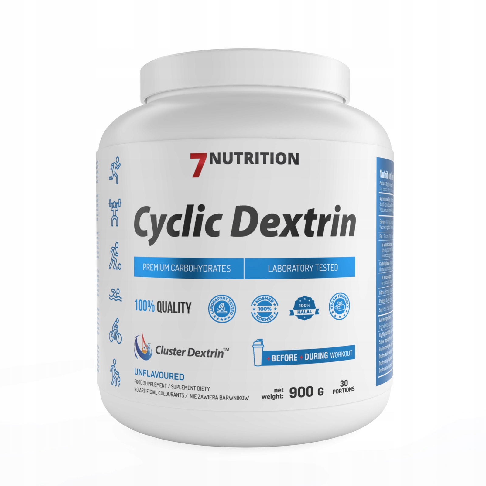 7 Výživových Údajů Cyklický Dextrin 900 g