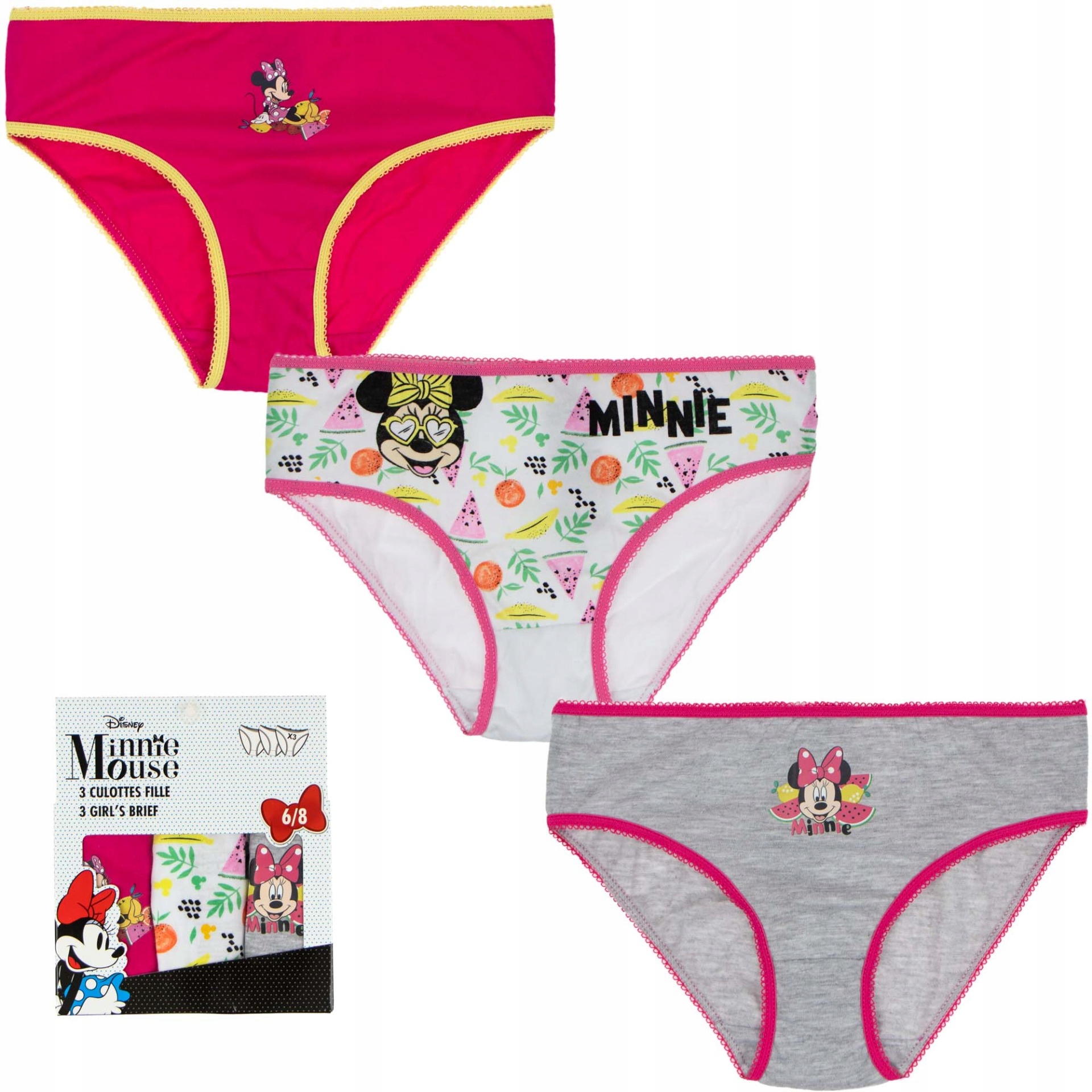 

majtki figi dla dzieci Myszka Minnie 3-PAK 116/128