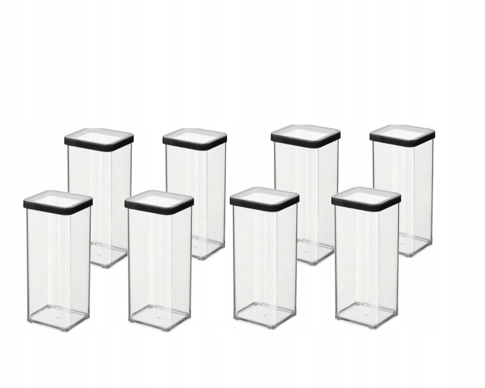 Rotho Sada 8 nádob 1,5 l na potraviny Loft