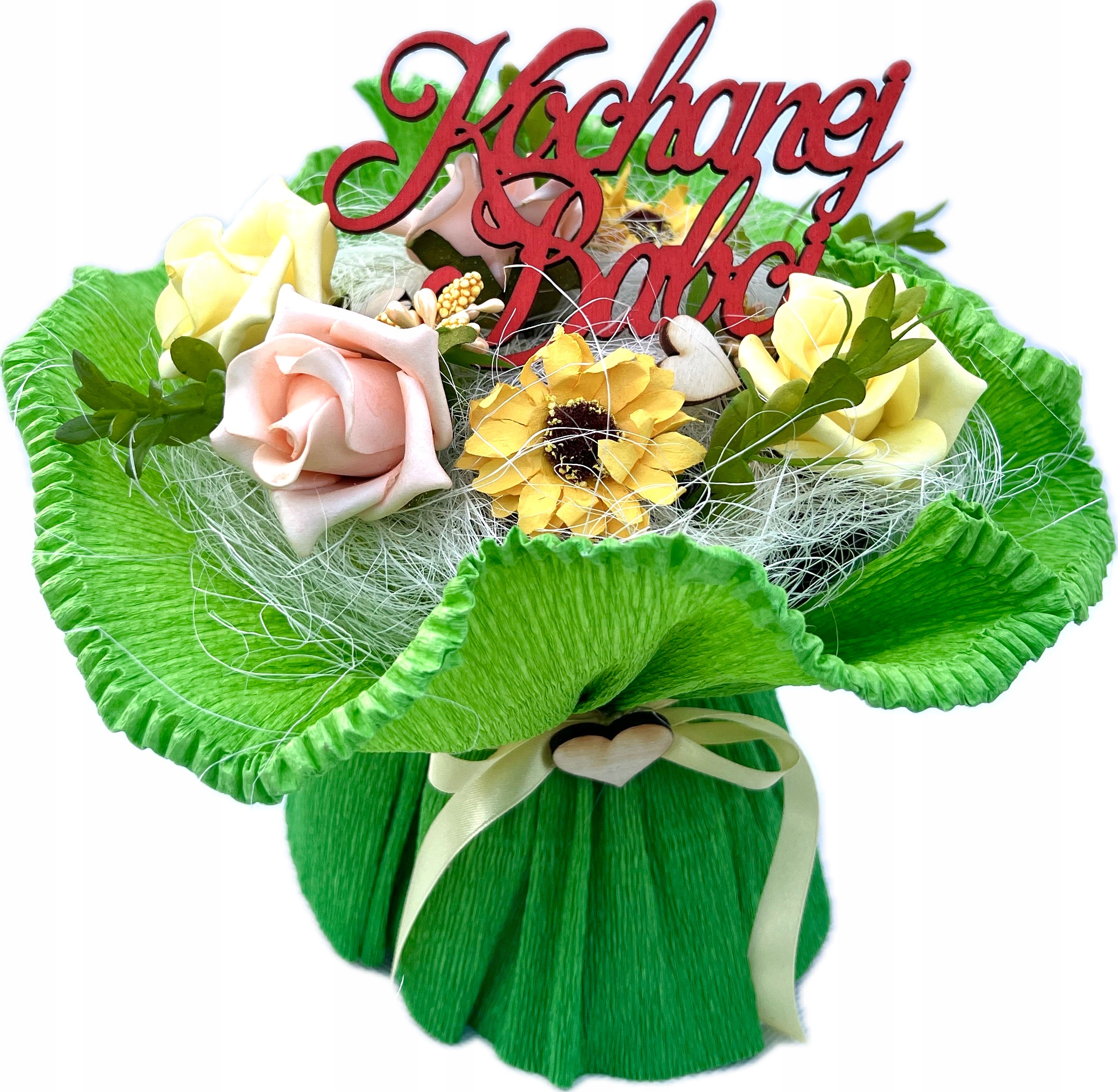 SUPER Prezent dla Babci i Dziadka na Dzień WYJĄTKOWY BUKIET z RĘCZNIKÓW Marka FM