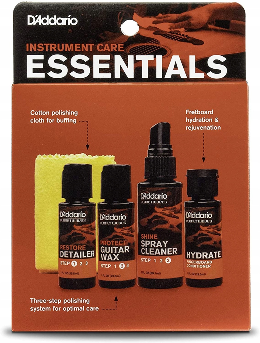 D'Addario PW-GCB-01 Instrument Care Essentials Kod producenta PW-GCB-01