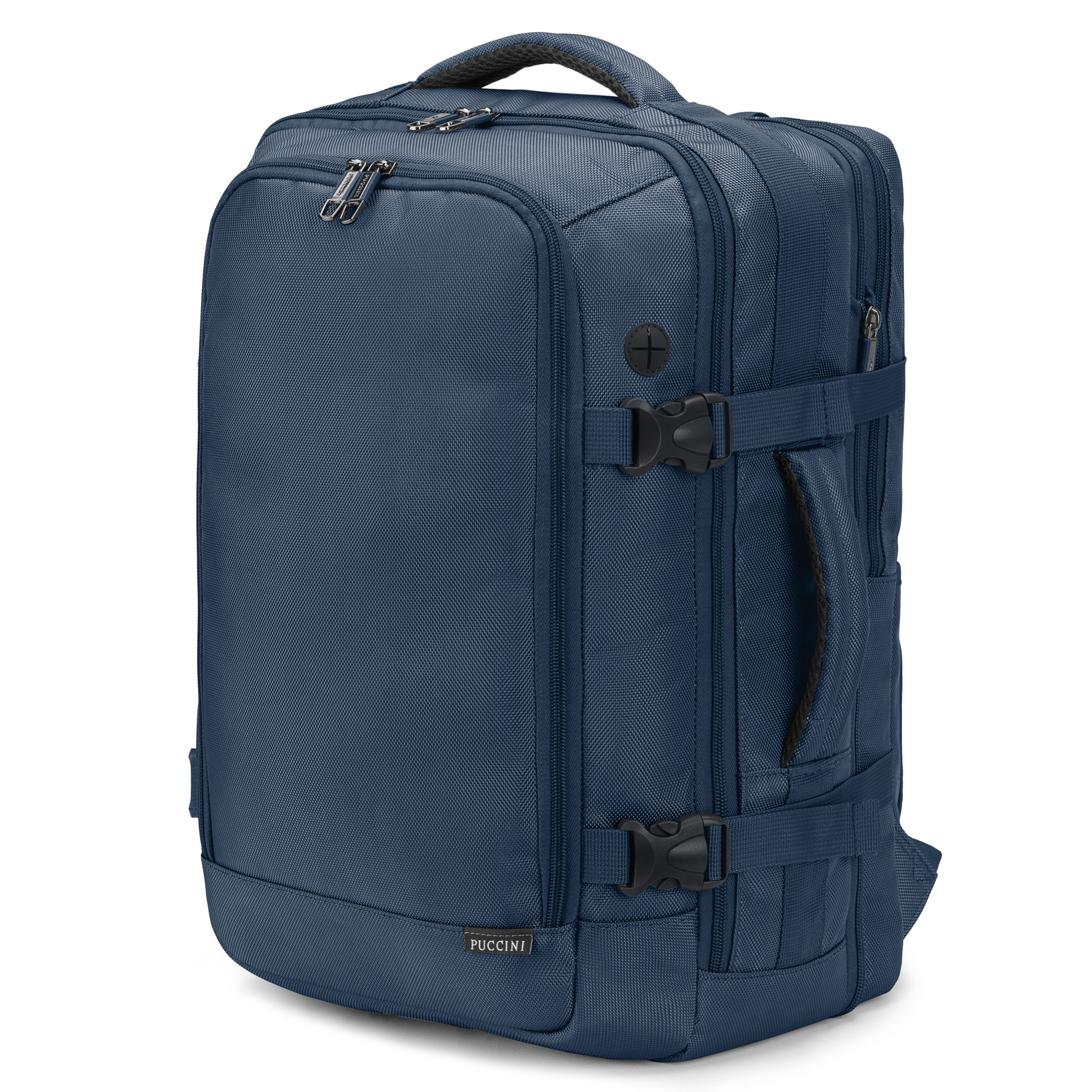 Batoh s rozšířením pro notebook 16'' Puccini Tmavě modrý PM9031-7A